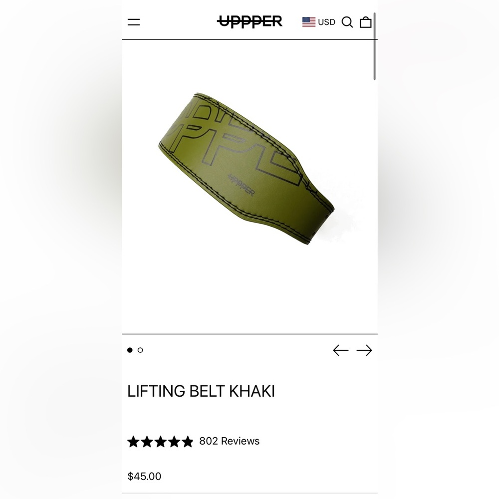 Uppper Lifting Belt